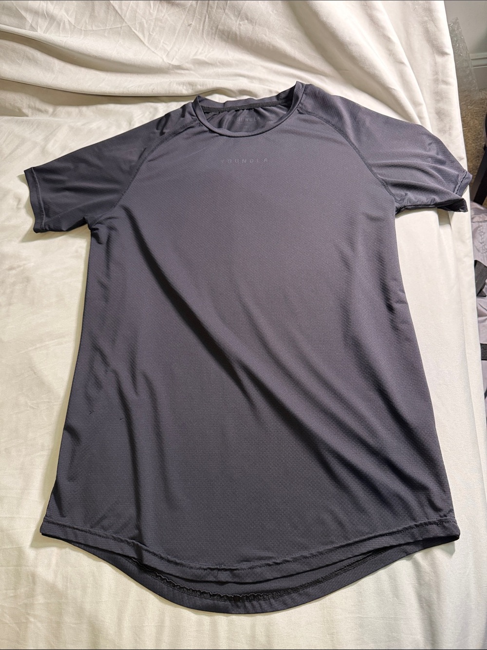 YoungLA Men's Charcoal Performance Short Sleeve Tee